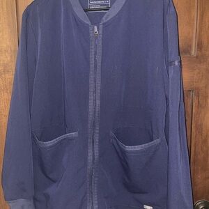 Figs Men's Navy Zip Zapote Jacket XL